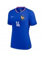 Frankreich Adrien Rabiot #14 Heimtrikot für Frauen EM 2024 Kurzarm